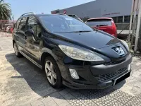 Usado Peugeot 308 SW Sport 136 CV (100 kW) 2009 Negro Familiar