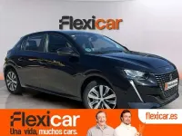 Usado Peugeot 208 Active 101 CV (74 kW) 2020 Negro Utilitario