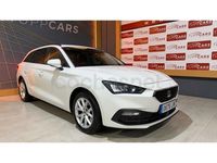 Usado Seat Leon Style 150 CV (110 kW) 2021 Blanco Familiar