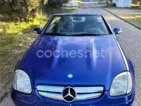 Usado Mercedes SLK200 163 CV (119 kW) 2000 Azul Descapotable
