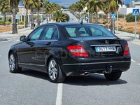 Usado Mercedes C220 Avantgarde 170 CV (125 kW) 2009 Negro Berlina