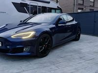 Usado Tesla Model S Long Range AWD 450 kW (613 CV) 2019 Azul Utilitario