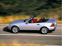 Usado Mercedes SLK200 136 CV (100 kW) 1997 Gris Descapotable