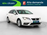 Usado Seat Leon ST Style 116 CV (85 kW) 2019 Blanco Familiar