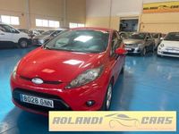 Usado Ford Fiesta Titanium 60 CV (44 kW) 2009 Rojo Utilitario