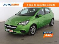 Usado Opel Corsa Selective 91 CV (66 kW) 2017 Verde Berlina