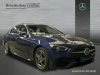 Usado Mercedes C220 AMG line 200 CV (147 kW) 2024 Azul Berlina