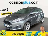 Usado Ford Fiesta Trend 82 CV (60 kW) 2017 Gris Utilitario