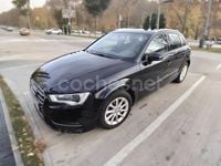 Usado Audi A3 Attraction 110 CV (80 kW) 2015 Negro Berlina