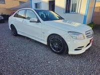 Usado Mercedes C200 Avantgarde 136 CV (100 kW) 2011 Blanco Berlina