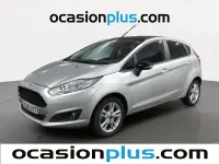 Usado Ford Fiesta Trend 82 CV (60 kW) 2017 Gris Utilitario