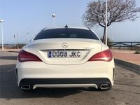 Usado Mercedes CLA200 AMG line 136 CV (100 kW) 2016 Blanco Berlina