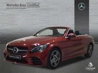 Usado Mercedes C220 AMG line 194 CV (142 kW) 2021 Rojo jacinto Descapotable