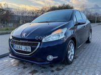 Usado Peugeot 208 Style 82 CV (60 kW) 2015 Azul Utilitario