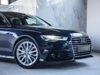 Usado Audi A6 218 CV (160 kW) 2018 Azul Familiar
