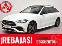 Usado Mercedes C300 AMG line 317 CV (233 kW) 2023 Blanco Familiar
