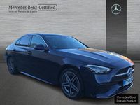 Usado Mercedes C220 AMG line 200 CV (147 kW) 2022 Azul cavansita Berlina