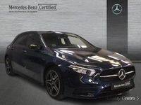 Usado Mercedes A180 AMG line 116 CV (85 kW) 2021 Denim blue  metallic paint Berlina