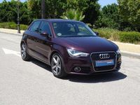 Usado Audi A1 Sportback Ambition 90 CV (66 kW) 2012 Granate Utilitario