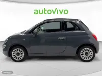 Usado Fiat 500C Lounge 69 CV (50 kW) 2019 Gris Descapotable