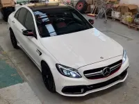 Usado Mercedes C63S AMG AMG 510 CV (375 kW) 2015 Blanco Berlina