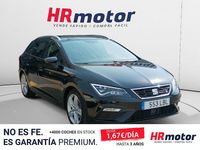 Usado Seat Leon FR 150 CV (110 kW) 2019 Negro Berlina
