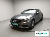 Usado Mercedes C200 136 CV (100 kW) 2017 Gris Berlina