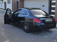 Usado Mercedes C200 136 CV (100 kW) 2017 Negro Berlina