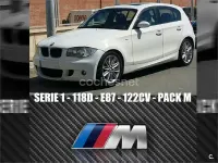 Usado BMW 118 122 CV (89 kW) 2006 Blanco Utilitario