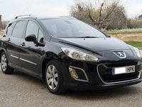 Usado Peugeot 308 SW Access 112 CV (82 kW) 2013 Negro Familiar