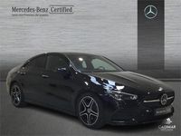 Usado Mercedes CLA200 AMG line 150 CV (110 kW) 2022 Negro noche Berlina
