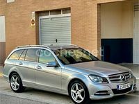 Usado Mercedes C200 Avantgarde 136 CV (100 kW) 2012 Gris / plata Familiar
