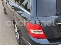 Usado Mercedes C180 Avantgarde 120 CV (88 kW) 2011 Negro Familiar
