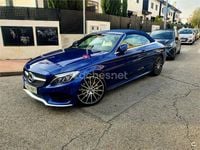 Usado Mercedes C220 170 CV (125 kW) 2018 Azul Descapotable