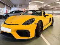 Usado Porsche 718 Spyder 420 CV (308 kW) 2022 Amarillo Descapotable