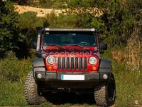 Usado Jeep Wrangler Sahara 177 CV (130 kW) 2008 Granate SUV