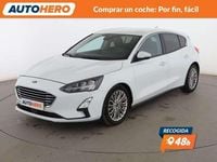 Usado Ford Focus Titanium 126 CV (92 kW) 2019 Blanco Berlina