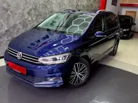 Usado VW Touran Sportline 150 CV (110 kW) 2017 Azul Monovolumen