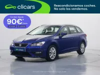 Usado Seat Leon Style 115 CV (84 kW) 2020 Azul Familiar