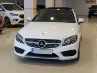 Używany Mercedes C220 170 KM (125 kW) 2017 Biały Coupe
