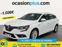 Usado Renault Mégane GrandTour Zen 132 CV (97 kW) 2017 Blanco Familiar