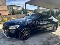 Usado Mercedes C220 AMG line 170 CV (125 kW) 2016 Negro Coupe