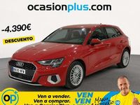 Usado Audi A3 Sportback Advanced 110 CV (80 kW) 2023 Rojo Utilitario
