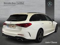 Usado Mercedes C220 AMG line 200 CV (147 kW) 2023 Blanco Familiar