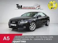 Usado Audi A5 240 CV (176 kW) 2008 Negro Coupe