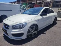 Usado Mercedes CLA250 AMG line 211 CV (155 kW) 2015 Blanco Coupe