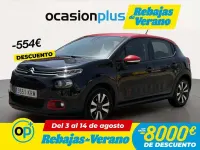 Usado Citroën C3 Feel 82 CV (60 kW) 2018 Negro Utilitario