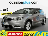 Usado Renault Espace Zen 131 CV (96 kW) 2017 Gris Monovolumen