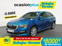 Usado Skoda Scala Style 150 CV (110 kW) 2022 Azul Utilitario