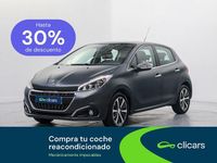 Usado Peugeot 208 Allure 110 CV (80 kW) 2017 Gris Utilitario